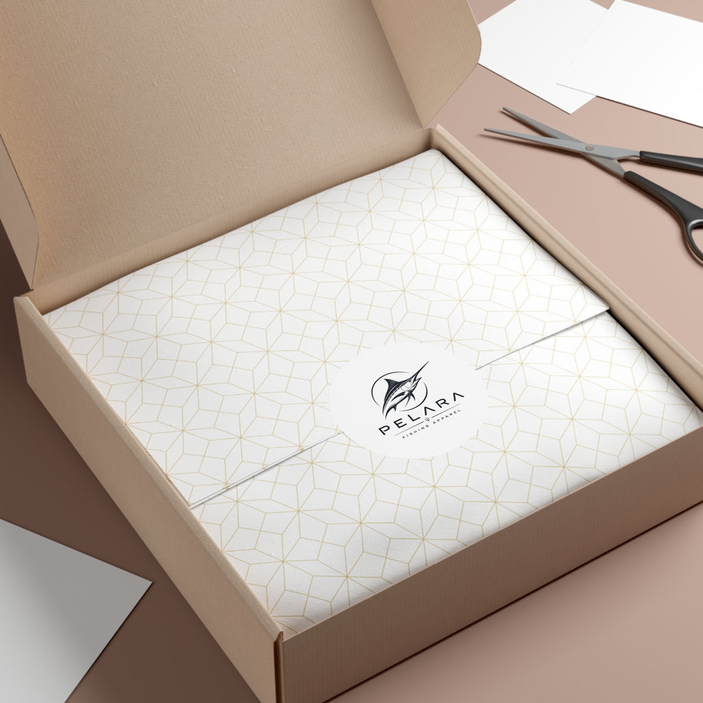 Pelara Marlin Logo Round Sticker — Pelara Logo Series