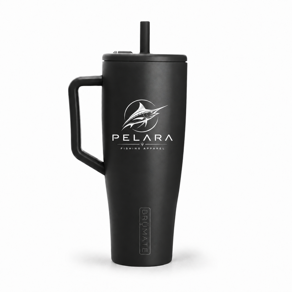 40oz Brumate Insulated Tumbler with Handle & Lid — Pelara Logo Series