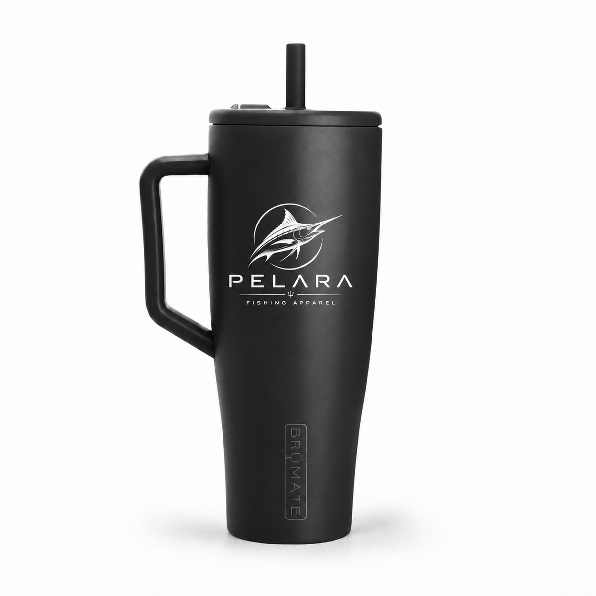 40oz Brumate Insulated Tumbler with Handle & Lid — Pelara Logo Series