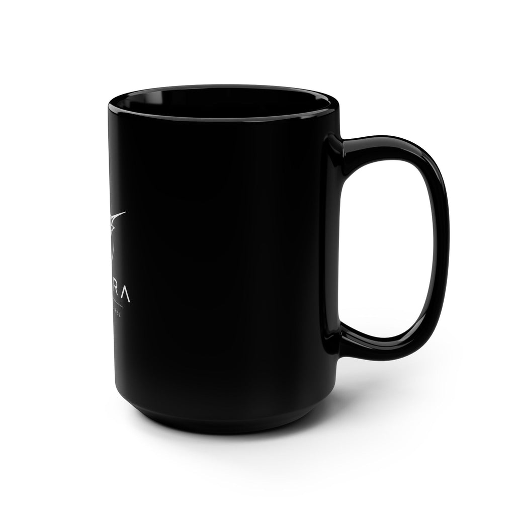 Pelara Marlin Logo Black 15oz Mug — Pelara Logo Series