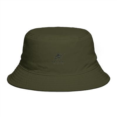 Pelara Marlin Logo Bucket Hat — Lightweight Beach & Fishing Sun Hat