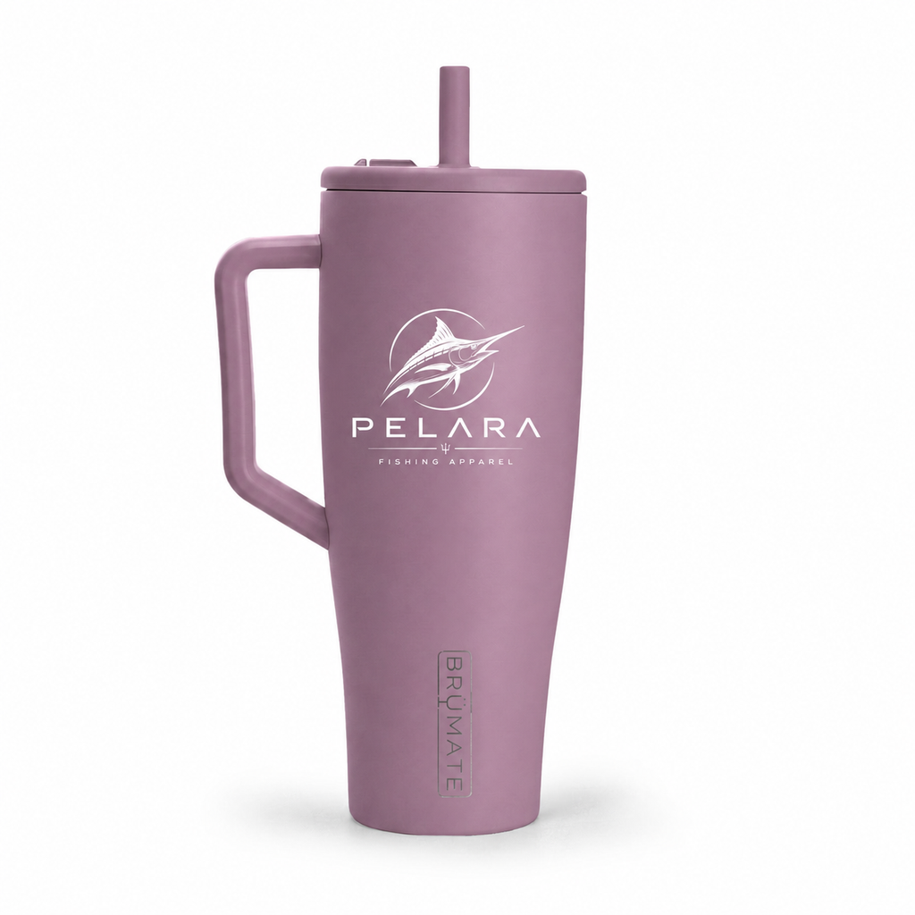 40oz Brumate Insulated Tumbler with Handle & Lid — Pelara Logo Series