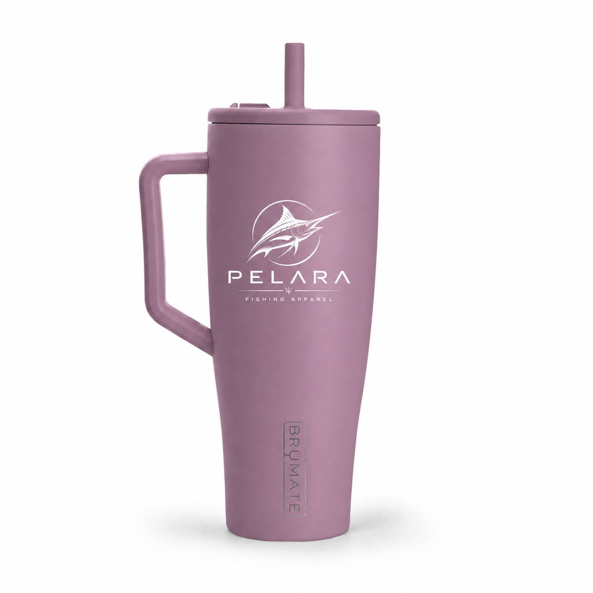 40oz Brumate Insulated Tumbler with Handle & Lid — Pelara Logo Series